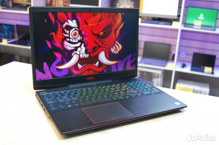 Игровой ноутбук с ргб GTX1660ti Core i5 8/512 IPS