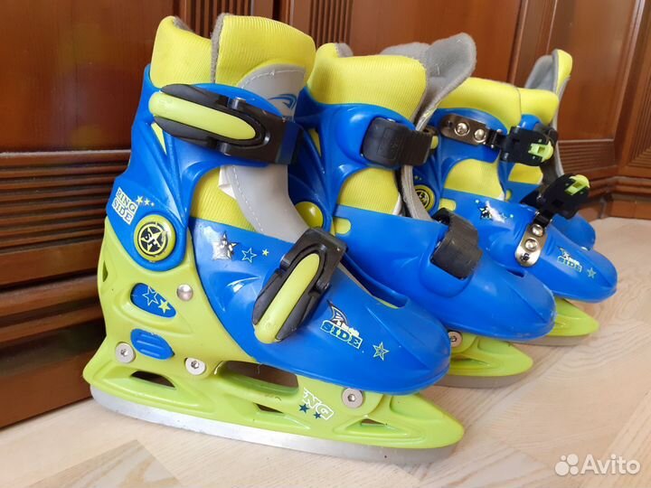 Коньки детские раздвижные 26