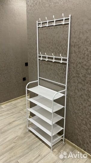 Вешалка с обувницей для прихожей