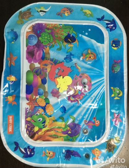 Детский развивающий водный коврик для детей