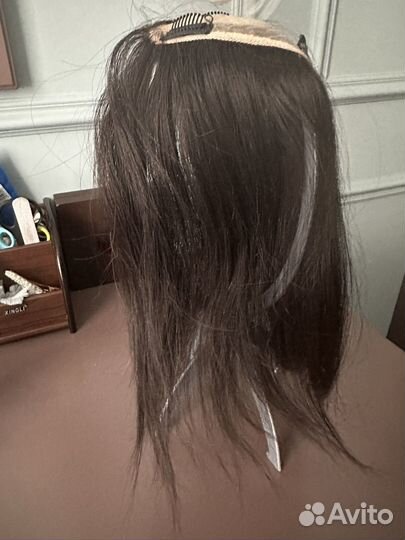 Накладка из натуральных волос