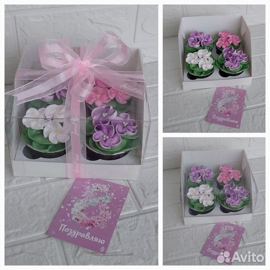 Подарок из зефира на 8 марта