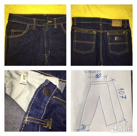 Джинсы винтаж Miltons Vaquero Мальвины Bosco