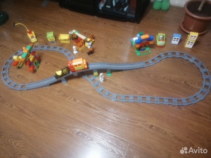 Lego дупло грузовой поезд