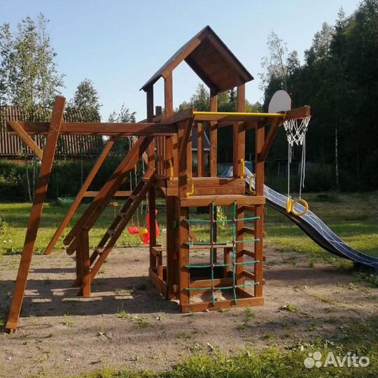 Площадка из клееного бруса