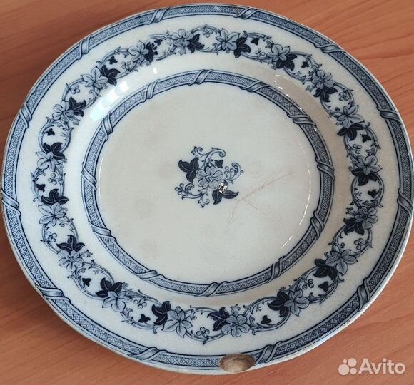 Тарелка блюдо. 19 век, Англия