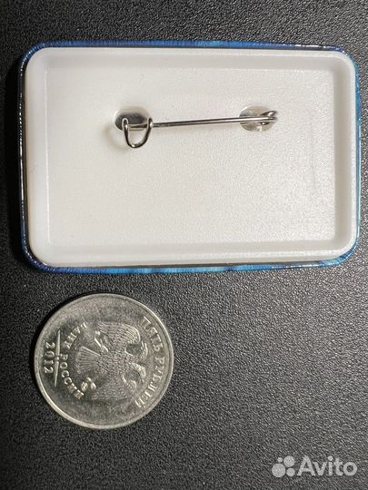 Металлические значки на булавке. Регби. 60х40 мм