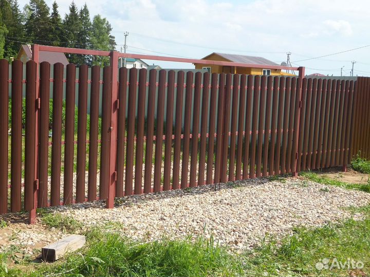 Установка заборов и ворот под ключ