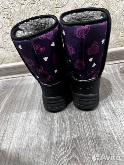 Сапоги зимние детские makfly