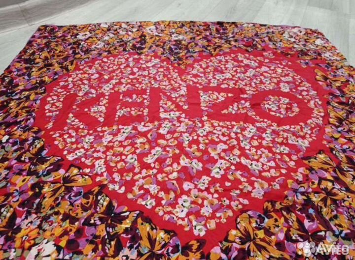 Платки kenzo огромная шаль 135см,платок 95см