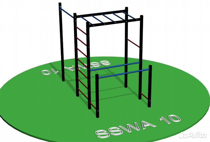 Спортивная площадка турник брусья рукоход