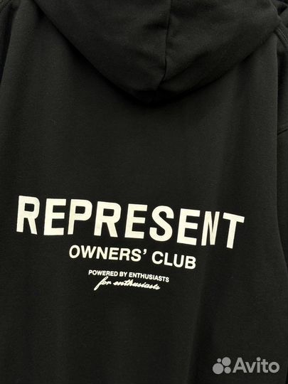 Зип худи represent