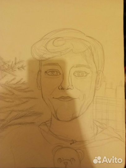 Рисунок Антона Шастуна. Формат А3