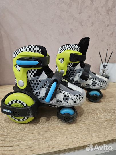 Роликовые коньки детские раздвижные