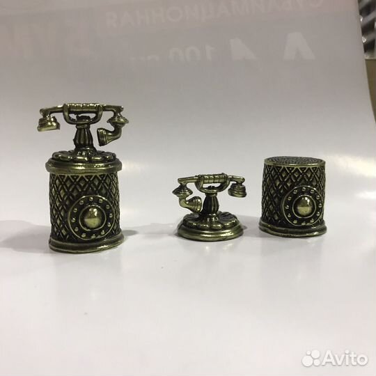 Наперстки двойные бронза