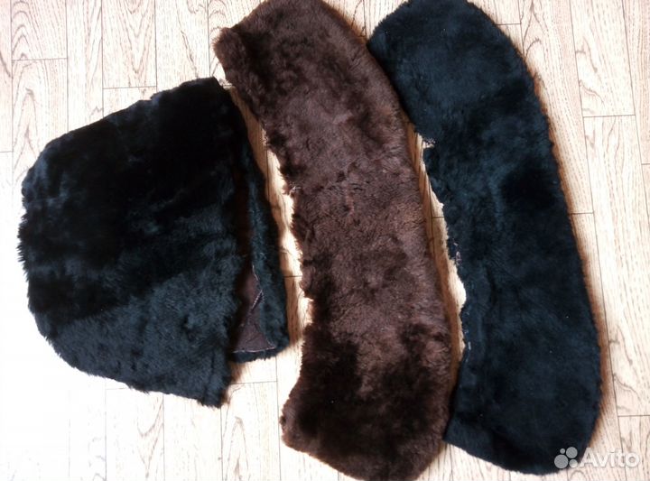 Мех цигейка, воротник меховой, овчина натуральная