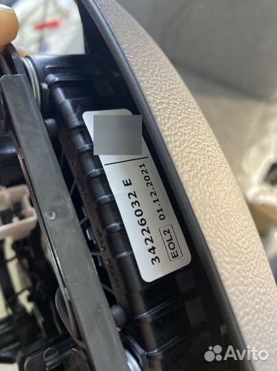 Подушка безопасности водителя renault logan 2