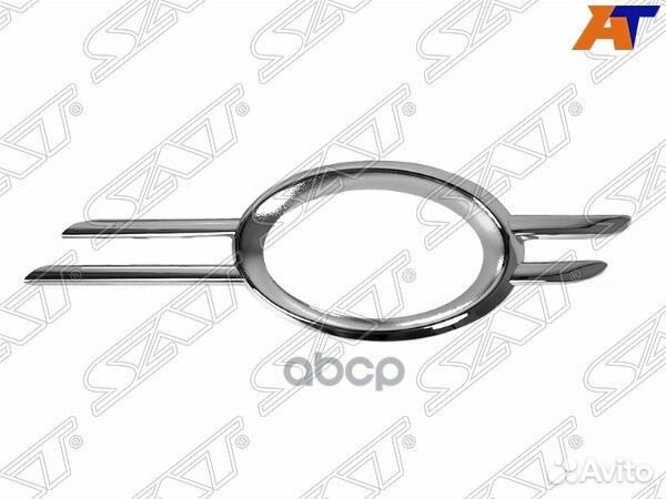 Молдинг оправы птф mercedes W211 06-09 LH хром