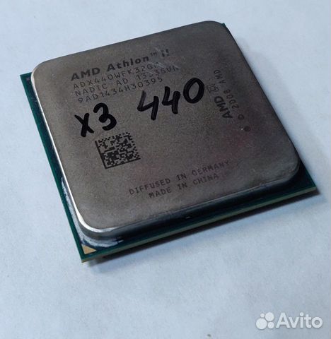 Процессор AMD Athlon II X3 440/3 core/3 GHz/AM3/95