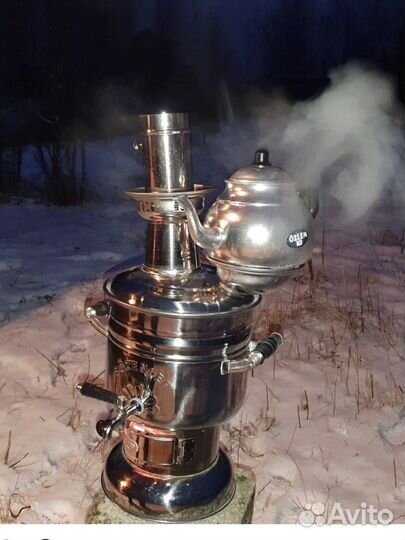Самовар на дровах (Турецкий)