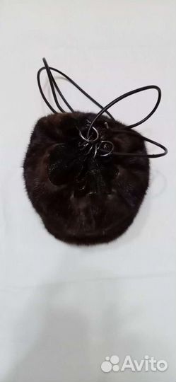 Сумка женская натуральная кожа из норки