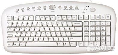 Клавиатура A4Tech KBS-27 PS/2 белый