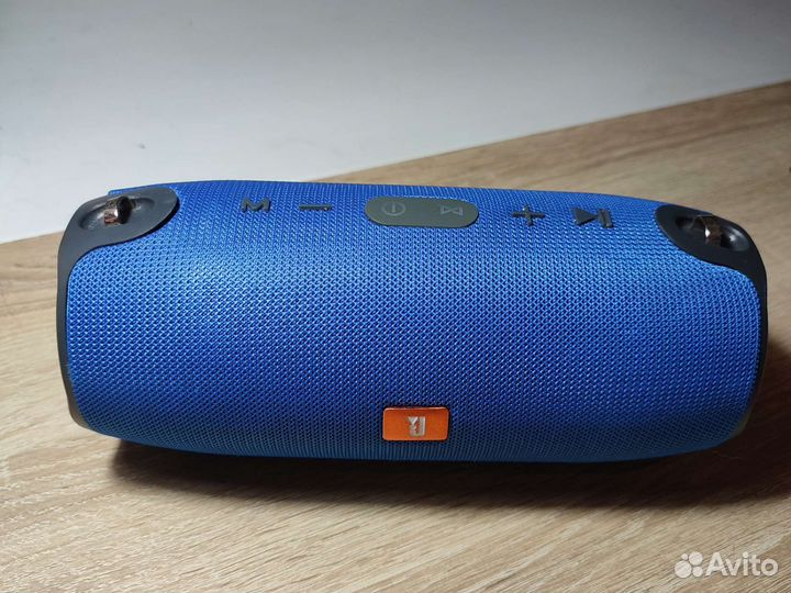 Блютуз колонка большая синяя