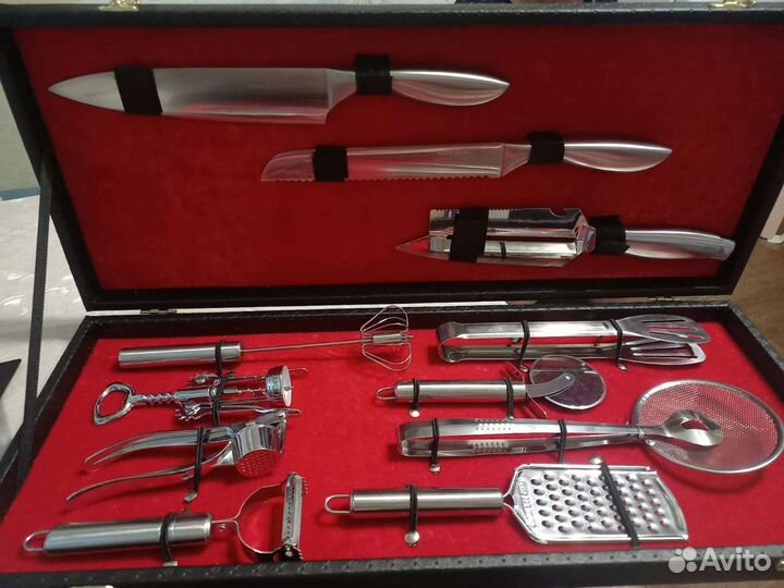 Кухонный набор в кейсе нож