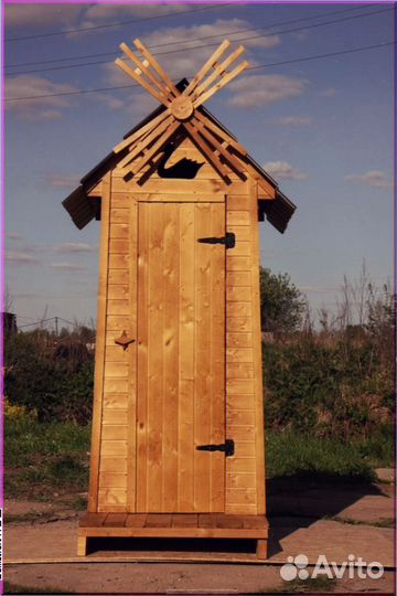 Уличный туалет домик с установкой хрн 991