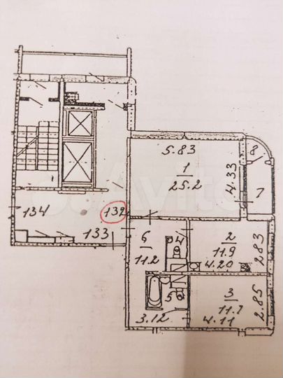 2-к. квартира, 70 м², 6/17 эт.