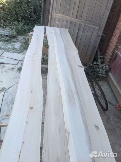Доска необрезная липа