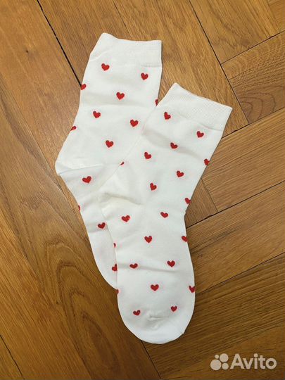 Новые женские Носки с сердечками