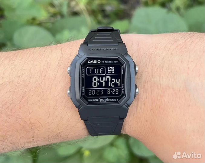 Оригинальные часы Casio Collection W-800H-1B