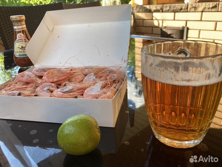 Креветки северные 70-90 варено-мороженые