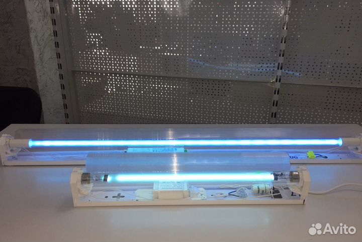 Светильник с бактерицидной (кварц) лампой 15W