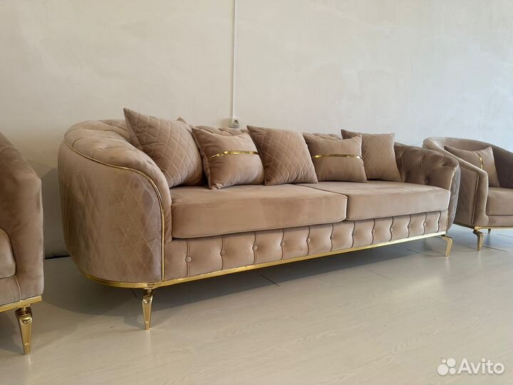 Диван и 2 кресла