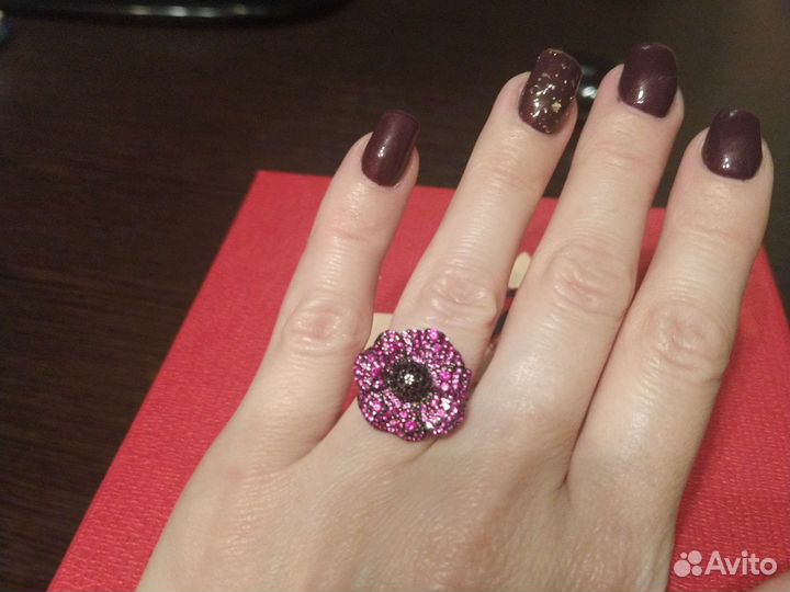 Кольцо серебро