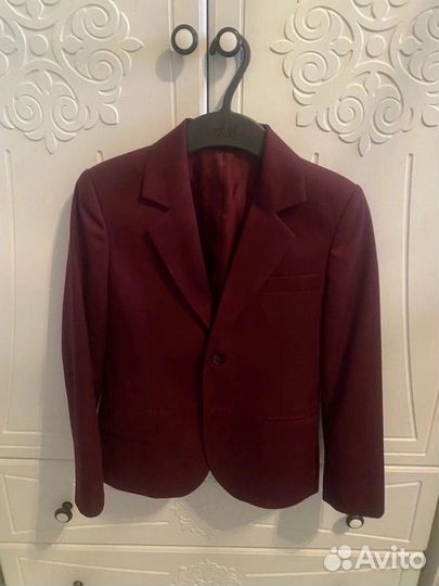 Пиджак школьный для мальчика 128