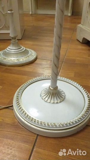 Люстра, торшер с абажуром 60гг