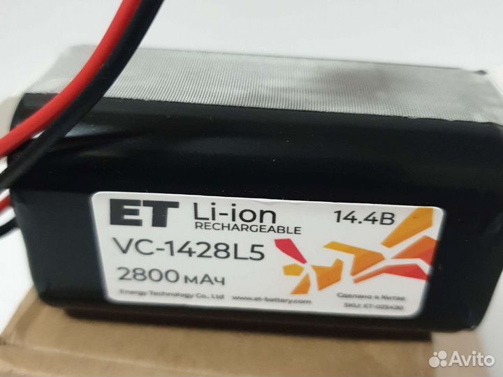 Аккумулятор li-ion VC-1428L5 пылесос 14.4v 2800mah