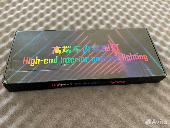 Динамическая контурная подсветка на 18 зон