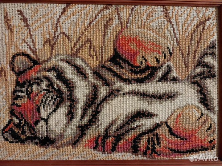 Картина вышитая крестом