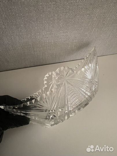 Конфетница хрусталь,ссср