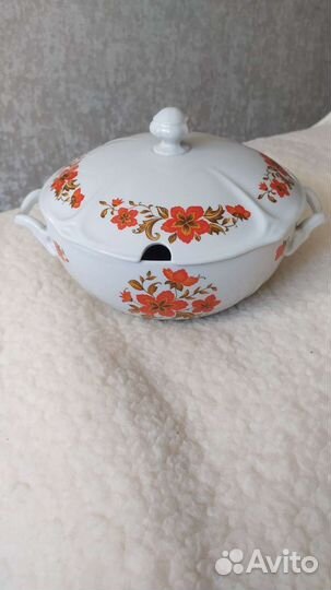 Супница. Чешский фарфор