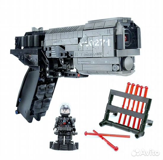 Конструктор пистолет аналог Лего
