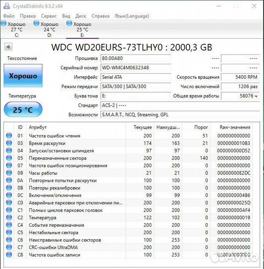 Жёсткий диск Wd green 2tb