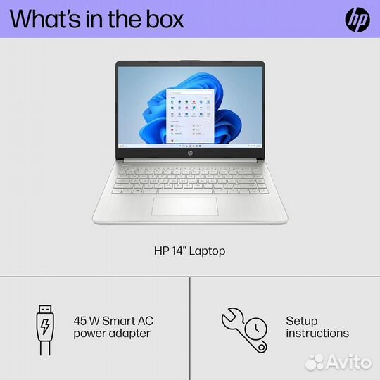 Новый USA HP 14 inch 12th Gen Intel Core i3-1215U