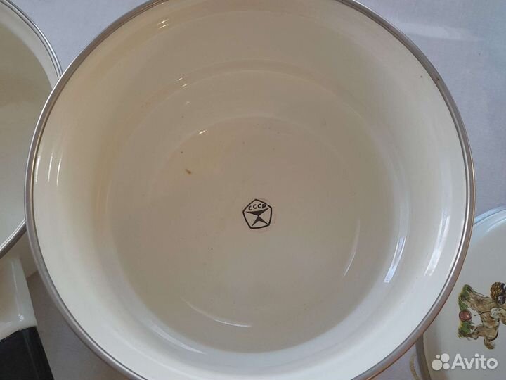 Сервиз столовый эмалированный, детский