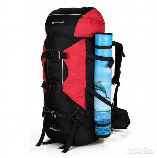 Рюкзак туристический Outlander 80 литров каркасный