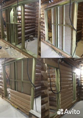 Монтаж окосячки и обсадной коробки